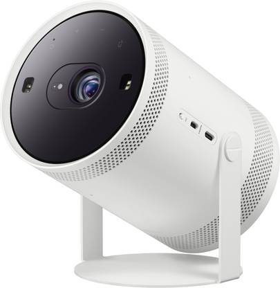 Samsung SP-LFF3CLAXXXL (2300 lm / Wireless / Remote Controller) Portable The Freestyle 2nd Gen with HDR 10+, Wi-Fi, Premium 360 Degree Sound, All Round Design, Instant Setup, In-Built OTT Apps, Compact Smart LED Projector