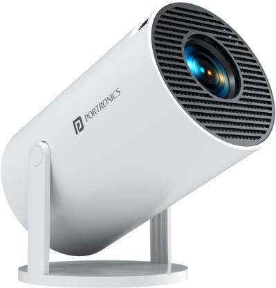 Portronics Beem 440 Smart LED with 720p HD Resolution (1800 lm / Remote Controller) Portable Projector