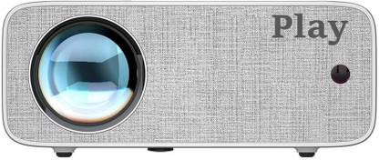 PLAY MP10 REAL FUll HD Native WIFI Multi-Scenario Applications Projector By PLAYSTORE (5500 lm / 4 Speaker / Wireless / Remote Controller) Portable Projector