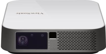 ViewSonic M2e (1000 lm) Portable with 1920X1080p Resolution, 100'' Maximum Display, Auto Focus+ WiFi+ Bluetooth+6W Harman Kardon Speaker, Bluetooth ,HDMI, USB Type-C Connectivity LED Projector