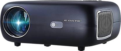 Egate K9 Pro-Max 6X (E08i33) (600 lm / 1 Speaker / Wireless / Remote Controller) Android 13 | 600 ISO Lumens & 1200 FC | Full HD 1080p Native with 4K Support | Auto (Focus + Keystone) | HDMI, USB, WiFi & BT Projector