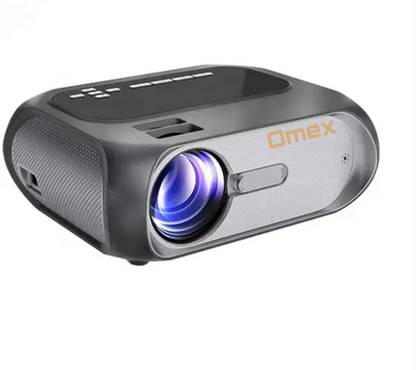 Omex X96 Smart 3500 Lumens YouTube WIFI Full HD Video Projector HDMI VGA USB AV (3800 lm / 2 Speaker / Wireless / Remote Controller) Portable Projector