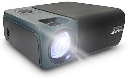 XElectron C50 (7500 lm) Full HD 1080P Native Resolution with 4K Support | 300-Inches (760 cm) Maximum Display | 700 ANSI | Bluetooth, Screen Mirroring, Digital Zoom | AV, HDMI, USB, Audio Out Projector