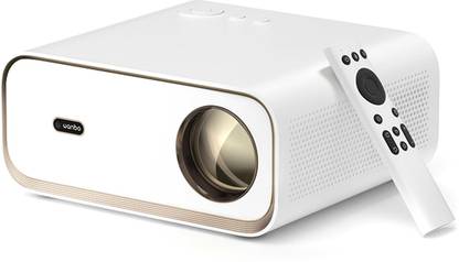 WANBO X5 (11000 lm / Remote Controller) Full HD Native 1080P 4K HDR, 1100 ANSI | Android 9.0 Quad Core CPU (1GB +16GB) | Fully Automatic | 10W Speaker | WiFi 6, Dual Bluetooth (In-Out) | Outdoor Cinema Projector