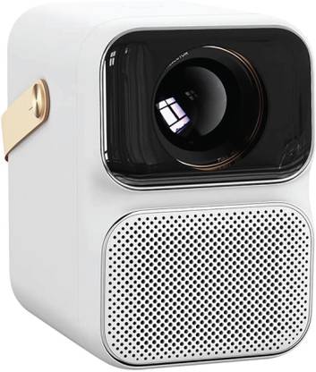 WANBO T6 Max 1080P (7000 lm / Wireless / Remote Controller) Portable Auto Keystone Native 1080P Full HD 4K HDR | 650ANSI | Android 9.0 | WiFi | Bluetooth | Closed Engine Projector