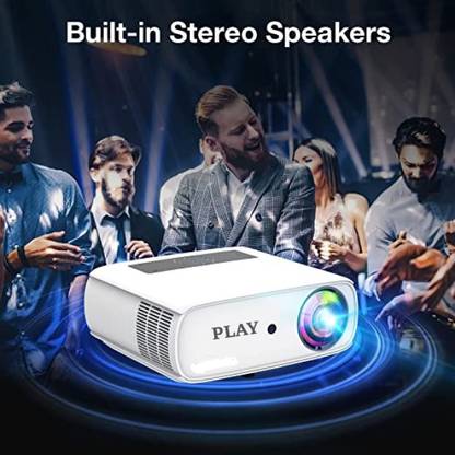 PLAY Newly Launched Native Full HD 5G 2K 4K Projector with fast processor technology (7500 lm / Wireless / Remote Controller) Portable Projector