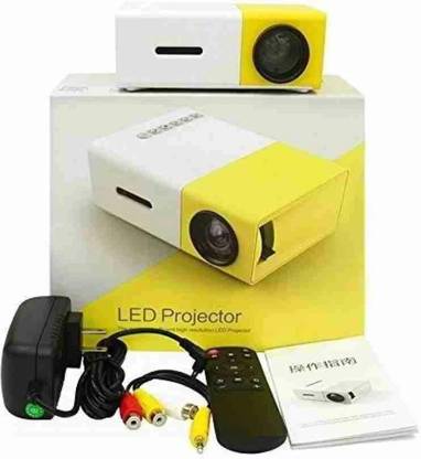 Tech Fuel LED Mini Projector High Resolution Ultra Portable HD 1080P Portable Projector (400 lm) Portable Projector