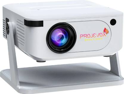 Projevox HA109 – 4K Support | Native HD | Android 11 | Freestyle Auto Keystone (5000 lm / 1 Speaker / Wireless / Remote Controller) Portable Projector