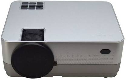 dkian HQ4 Android smart projector with pre install app wifi bluetooth miracast HD 1280x720 720P 3200 Lumens Home Theater Video Projector HD Supports 1920 * 1080 (3200 lm / 1 Speaker / Wireless / Remote Controller) Portable Projector