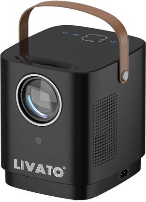 Livato C9 WiFi HD Projector with Supports HDMI,AV in,USB, Screencast (5000 lm / 2 Speaker / Wireless / Remote Controller) Portable Projector