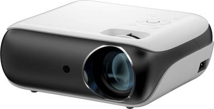 WZATCO Yuva Native (4200 lm / 1 Speaker) 1080P Full HD Projector with 4K Support, True 490 ANSI on Screen Brightness, 250" Screen | 5 Watt HiFi Speaker | Slide Lens Door Projector