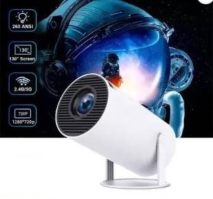 TECHGEAR Smart LED Projector with 720p HD Resolution (1800 lm) Portable Projector