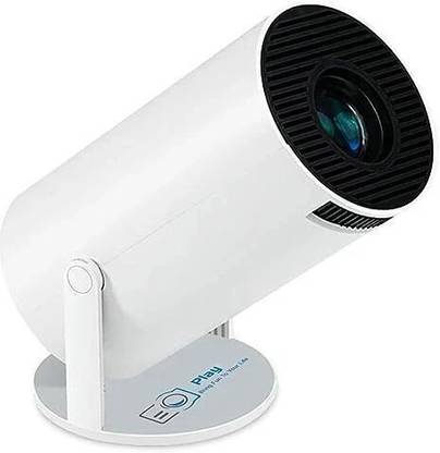 PLAY 4K 2K LCD LED 180 Degree Rotation Android 11, WiFi 6 BT 5.0 Auto Keystone (4500 lm / 2 Speaker / Wireless / Remote Controller) Projector