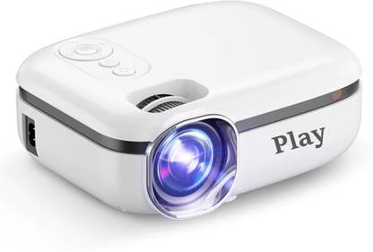 PLAY MP7 Full HD LED WiFi 3D Projector Phone Mirroring Airplay Portable Home Theater (4000 lm / Wireless / Remote Controller) Projector