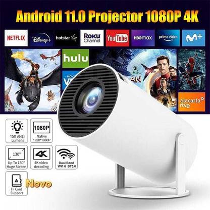 Offtrot M9 WI-FI Miracast 1280P HD Smart Home Theater LED Video Projector (2200 lm / 1 Speaker / Wireless / Remote Controller) Portable Projector