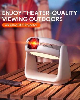 Torexo K1 Android 11 DLP Battery Projector with Auto Focus Keystone 2.4G/5G WiFi BT (5000 lm / 1 Speaker / Wireless / Remote Controller) Projector