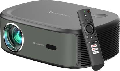 Portronics Beem 430 Smart LED Projector with 4K Support, 14W Dolby Audio (10000 lm / Remote Controller) Portable Projector