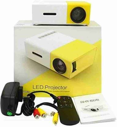 Tech Fuel LED Mini Projector High Resolution Ultra Portable HD 1080P Portable Projector (400 lm) Portable Projector