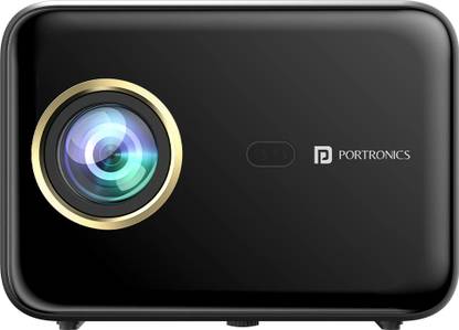 Portronics Beem 460 Smart LED Projector with 1080p Full HD, 4000 Lumens, Streaming Apps (4000 lm) Portable Projector