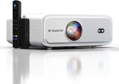 Egate Duster 7X (EL9030) (700 lm / 1 Speaker / Wireless / Remote Controller) 100% Dust Proof Automatic | 700 ISO Lumens | FHD 1080p Native & 4K HDR | AI Auto (Keystone+Focus+Obstacle+Tilt) | 2GB-32GB | 2XHDMI-ARC, WiFi 6, Bluetooth | Android Projector