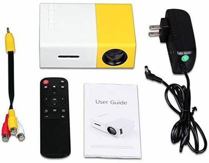 Wifton YG-300 400LM LED Projector 400 lm LED Corded & Cordless Portable Projector