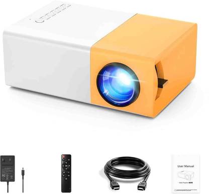 netpaa HD Mini built-In Speaker Portable Film Projector For Home Theatre (600 lm / Remote Controller) Portable Projector
