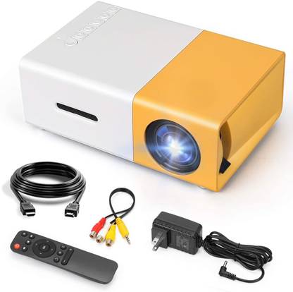 Jaaro Mini Projector 4K 1080P Home Theater Projector IQ18 (600 lm / Remote Controller) Portable Projector