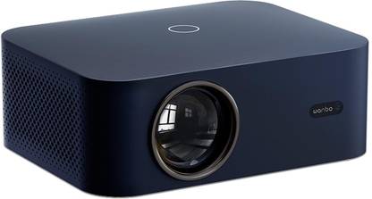 WANBO X2 Max (4900 lm / 2 Speaker / Wireless / Remote Controller) Fully Automatic | Native 1080P Full HD | Android 9 | 4K HDR | Auto Focus, Auto Keystone | 450 ANSI | WiFi 6, BT Projector
