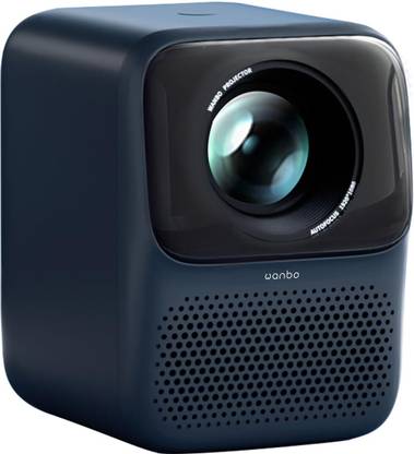 WANBO T2 Max (5200 lm / 2 Speaker / Wireless / Remote Controller) Portable Auto Focus, Auto Keystone Native 1080P Full HD 4K HDR | 450ANSI | Android 9.0 | WiFi | Bluetooth | Closed Engine Projector