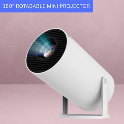 SACRO Protable Projector for Home 4K Support With Built-in App Netflix/YouTubeE435 (4500 lm / 1 Speaker / Wireless / Remote Controller) Portable Projector