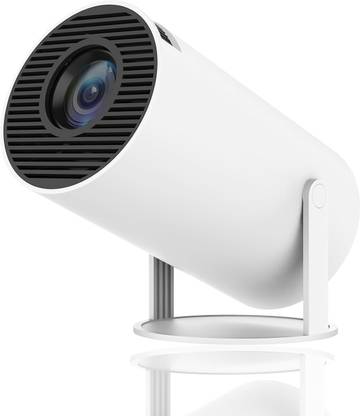 ABROKA 130" Smart Mini Projector: 4K, WiFi, Bluetooth; Android/iOS/Windows, HDMI/USB (2600 lm) Portable Projector