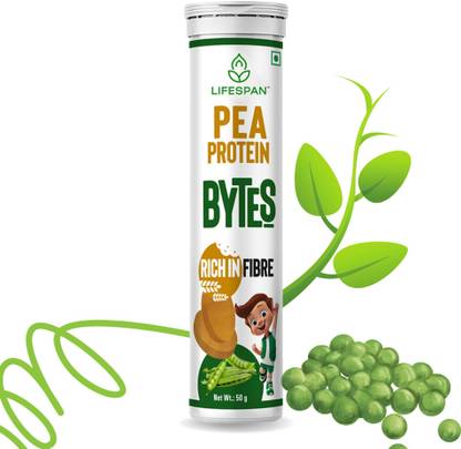 LifeSpan Pea Bytes Plant-Based Protein (50 g, Plain) Plant-Based Protein