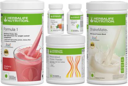 Herbalife Nutrition Formula 1 Shake Afresh Energy Drink Protein 200 g Shakemate Cell u loss Tablets Protein Shake