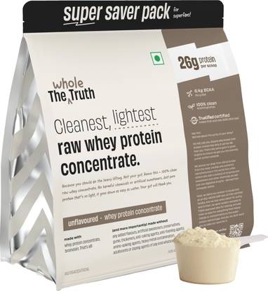 The Whole Truth Protein Powder_UnflvdPro Concentrate 2kg Whey Protein
