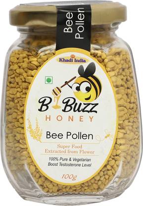bbuzz Bee Pollen Granules, 100% Pure Natural - Boost Testosterone Level, Plant-Based Protein