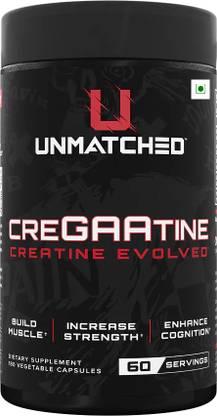 Unmatched CREGAATINE creatine evolved 60SERVINGS Creatine
