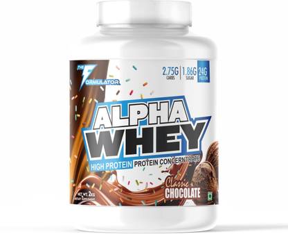 THE FORMULATOR Alpha Whey | 24g Protein | 0mg Cholesterol | Low Sugar | High Aminos | Enzymes Whey Protein