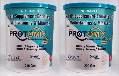 NUTRARICH Protomix DHA Sugarfree Protein Powder Nutrition Muscle Growth Maintain Weight Protein Blends