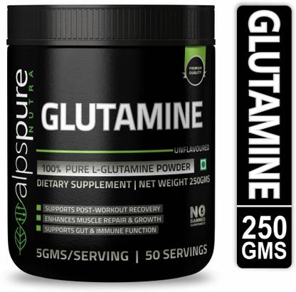 ALPSPURE GLUTAMINE DIETARY SUPPLEMENT 100% pure L-glutamine powder Glutamine