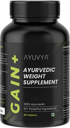 Ayuvya Ayurvedic Gain+ Weight Gain Supplement - 90 Tablets