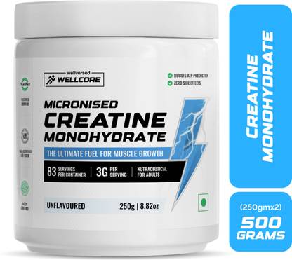 Wellcore Micronised Monohydrate | Lab Tested | Enhanced Absorption | 100% Pure Creatine