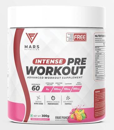 Mars Nutrition Intense Pre Workout Pre Workout