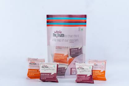 The Whole Truth Mini Protein Bars The Peanut Party Pack of 8 | No Added Sugar, No Preservatives Protein Bars