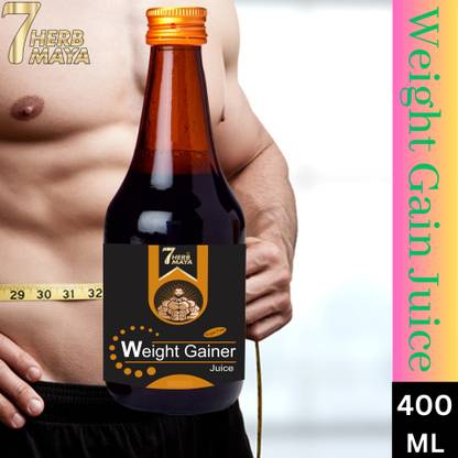 7Herbmaya Weight Gain Juice/Ayurvedic Muscle Building Syrup/Mass Gainer Juice/Weight Gain Weight Gainers/Mass Gainers