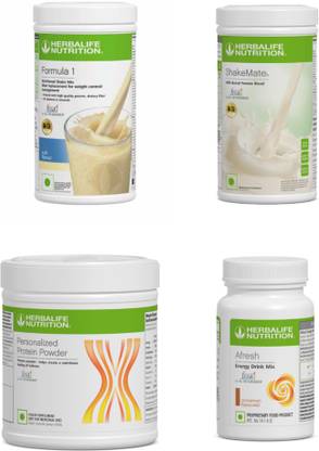 Herbalife Nutrition F1 Shake Kulfi , Small Protein Powder, ShakeMate , Afresh - Cinnamon Protein Shake
