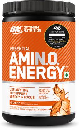 Optimum Nutrition (ON) Amino Energy - Pre Workout, Amino Acids, Green Coffee Extract, Energy Powder BCAA
