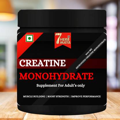 7Herbmaya Creatine Monohydrate Powder for Muscle Endurance & Recovery | Creatine Powder Creatine