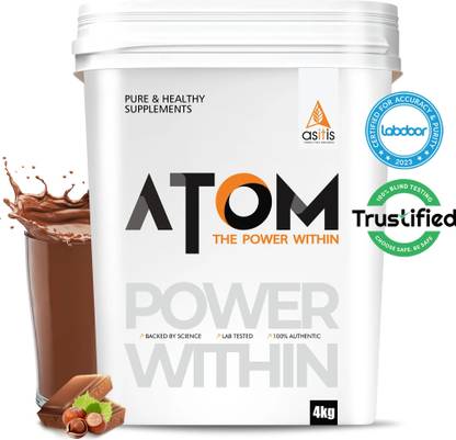 AS-IT-IS Nutrition ATOM with Digestive Enzymes | USA Labdoor Certified for Purity Whey Protein