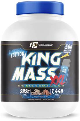 RONNIE COLEMAN King Mass XXL Super Anabolic Growth Accelerator | 50g Protein | Weight Gainers/Mass Gainers