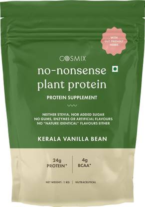 COSMIX No Nonsence Organic Pea & Rice Isolate Vegan No Added Sugar Plant-Based Protein